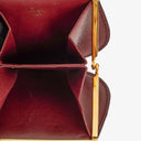 Cartier Must De Cartier Burgundy Leather Coin Purse