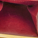 Cartier Must De Cartier Burgundy Leather Coin Purse