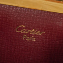 Cartier Must De Cartier Burgundy Leather Coin Purse