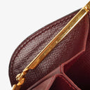 Cartier Must De Cartier Burgundy Leather Coin Purse