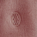 Cartier Must De Cartier Burgundy Leather Coin Purse