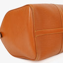 Louis Vuitton Keepall 45 Cognac EPI Leather Travel Bag