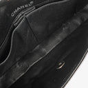 Chanel East West Chocolate Bar Flap Bag Bi-Color Quilted Patent Leather and Silver-Tone Hardware