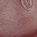 Cartier Must De Cartier Burgundy Leather Coin Purse