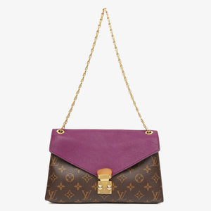 Louis Vuitton Pallas Chain Aurore Monogram Canvas Bag