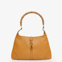 Gucci Leather Tan Jackie Vintage Bamboo Handle Shoulder Bag