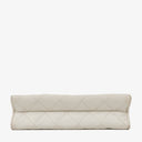 Chanel Small Tassel Flap Bag White Quilted Lambskin Bag