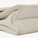 Chanel Small Tassel Flap Bag White Quilted Lambskin Bag