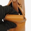 Gucci Leather Tan Jackie Vintage Bamboo Handle Shoulder Bag