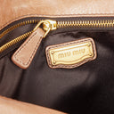 Miu Miu Vitello Bow Satchel Bag