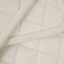 Chanel Small Tassel Flap Bag White Quilted Lambskin Bag