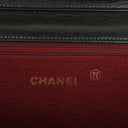 Chanel Diagonal Medium Classic Black Quilted Lambskin Single Flap Bag With 24K Gold-Plated Hardware