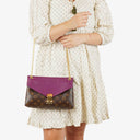 Louis Vuitton Pallas Chain Aurore Monogram Canvas Bag
