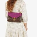 Louis Vuitton Pallas Chain Aurore Monogram Canvas Bag