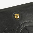 Chanel Diagonal Medium Classic Black Quilted Lambskin Single Flap Bag With 24K Gold-Plated Hardware
