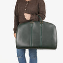 Louis Vuitton Dark Green Epicea Taiga Leather Helanga 1 Poche Travel Bag