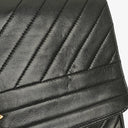 Chanel Diagonal Medium Classic Black Quilted Lambskin Single Flap Bag With 24K Gold-Plated Hardware