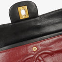 Chanel Vintage Medium Classic Double Flap Bag Black Quilted Leather 24K Gold-Plated Hardware
