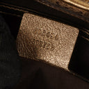 Gucci GG Crystal Canvas Jackie Bardot Shoulder Bag
