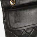Chanel Vintage Medium Classic Double Flap Bag Black Quilted Leather 24K Gold-Plated Hardware