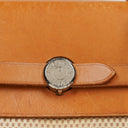 Hermes Herbag PM Vache Hunter Criss Viking Ecru Beige Naturel 2 Way Backpack With Palladium Hardware
