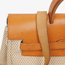 Hermes Herbag PM Vache Hunter Criss Viking Ecru Beige Naturel 2 Way Backpack With Palladium Hardware