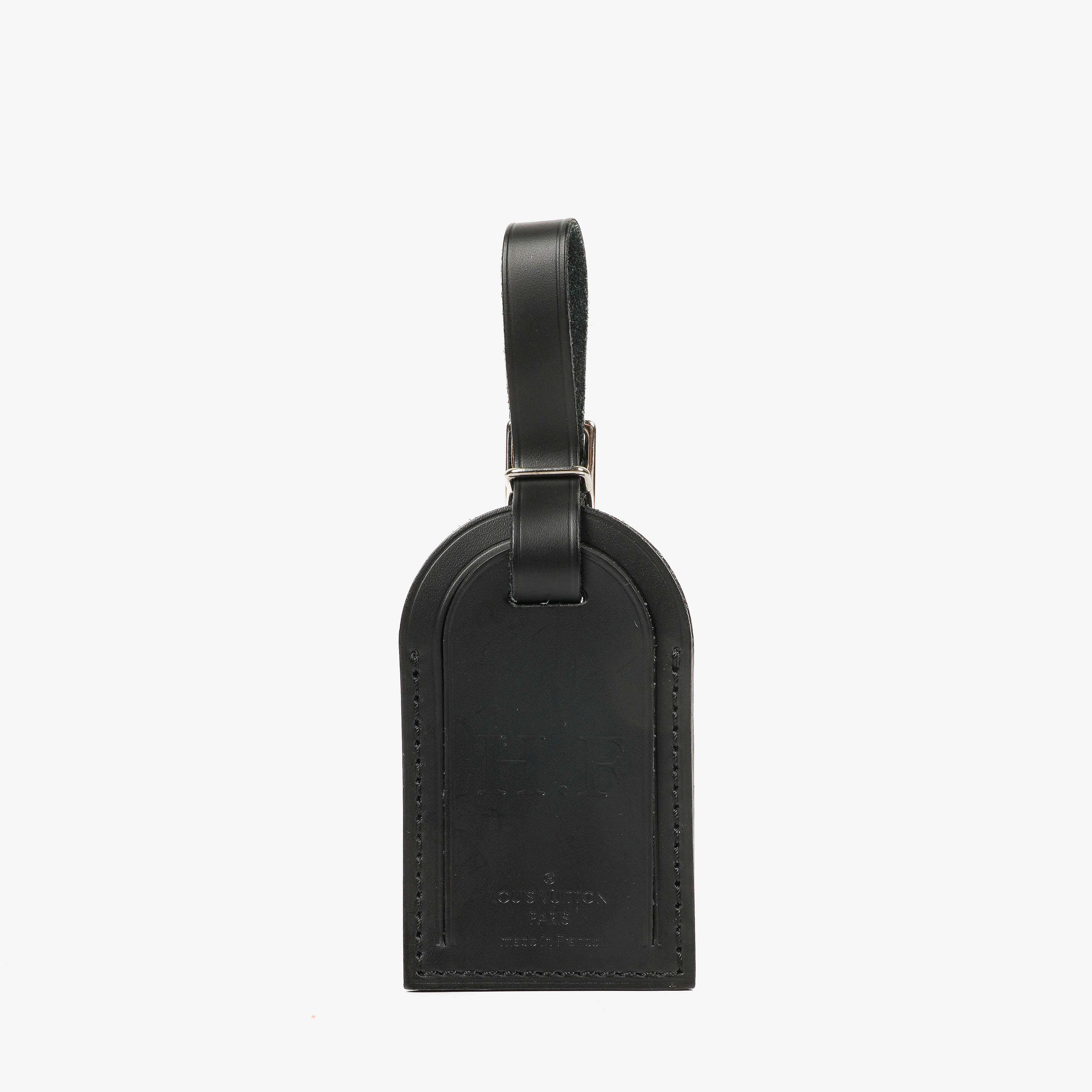 Louis Vuitton Black Epi Leather Name Tag And Handles Holder