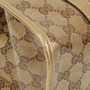 Gucci GG Crystal Canvas Jackie Bardot Shoulder Bag