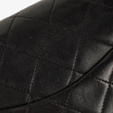 Chanel Vintage Medium Classic Double Flap Bag Black Quilted Leather 24K Gold-Plated Hardware
