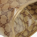 Gucci GG Crystal Canvas Jackie Bardot Shoulder Bag