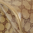 Gucci GG Crystal Canvas Jackie Bardot Shoulder Bag