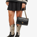 Chanel Vintage Medium Classic Double Flap Bag Black Quilted Leather 24K Gold-Plated Hardware