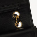 Chanel Vintage Medium Classic Double Flap Bag Black Quilted Leather 24K Gold-Plated Hardware