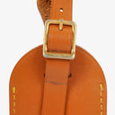 Louis Vuitton Brown Leather Name Tag And Handles Holder