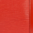Louis Vuitton Soufflot Handbag In Red Epi Leather
