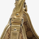 Gucci GG Crystal Canvas Jackie Bardot Shoulder Bag