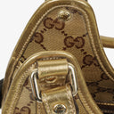 Gucci GG Crystal Canvas Jackie Bardot Shoulder Bag