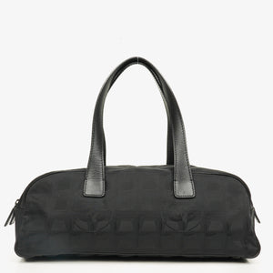 Chanel Black New Travel Line Nylon Mini Boston Bag