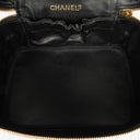 Chanel Black Leather Vanity Case