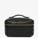Chanel Black Leather Vanity Case