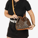 Louis Vuitton Petit Noe Monogram Canvas Shoulder Bag
