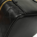 Chanel Black Leather Vanity Case