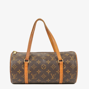 Louis Vuitton Papillon 25 Vintage Monogram Canvas Handbag