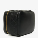 Chanel Black Leather Vanity Case