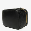 Chanel Black Leather Vanity Case