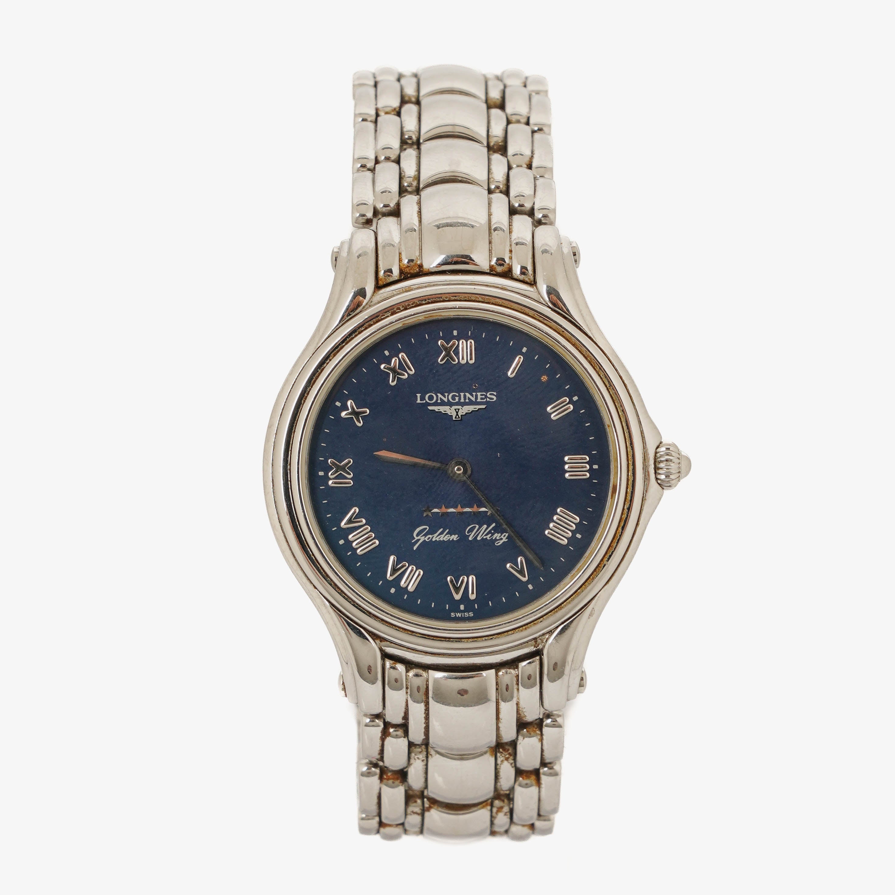 Longines Golden Wing 34MM Quartz Stainless Steel Watch