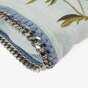 Stella McCartney Denim Flowers Mini Tote Falabella Blue