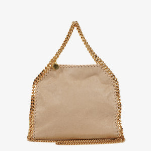 Stella McCartney Falabella Mini Tote Butter Cream Vegan Shaggy Deer Fold Over Bag