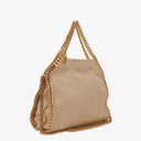 Stella McCartney Falabella Mini Tote Butter Cream Vegan Shaggy Deer Fold Over Bag
