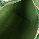 Louis Vuitton Keepall 50 Green EPI Leather Travel Bag